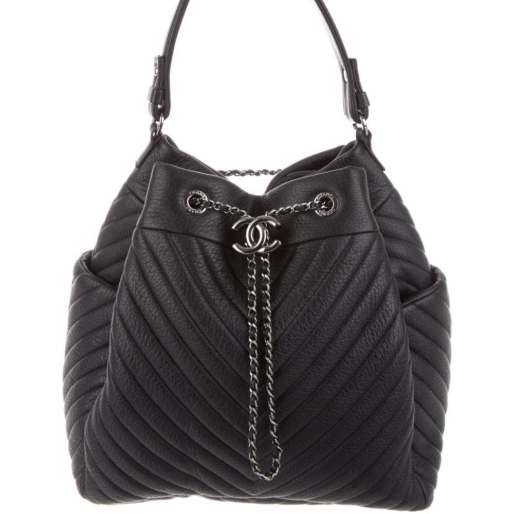 Chanel Drawstring Bucket Bag